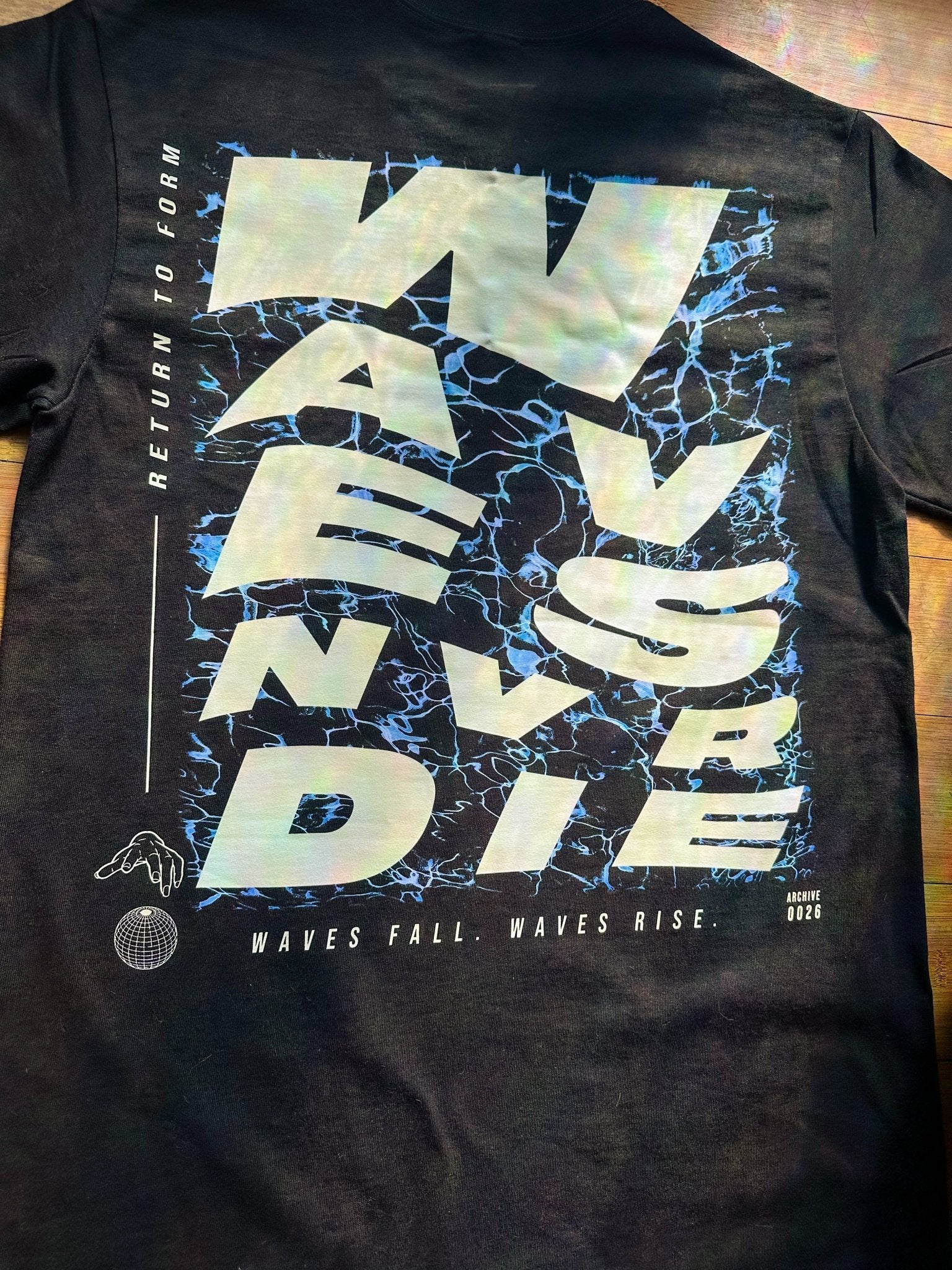 Waves Nvr Die Tee - WaveCavePro
